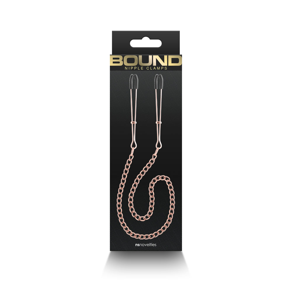 Bound Nipple Clamps Dc3 Rose Gold | 657447106934 | Discreet Personal Wellness