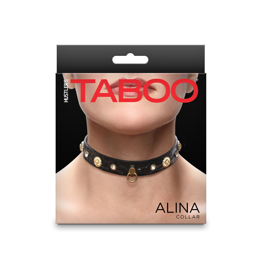 Hustler's Taboo Alina Collar Black | 657447108488 | Discreet Personal Wellness