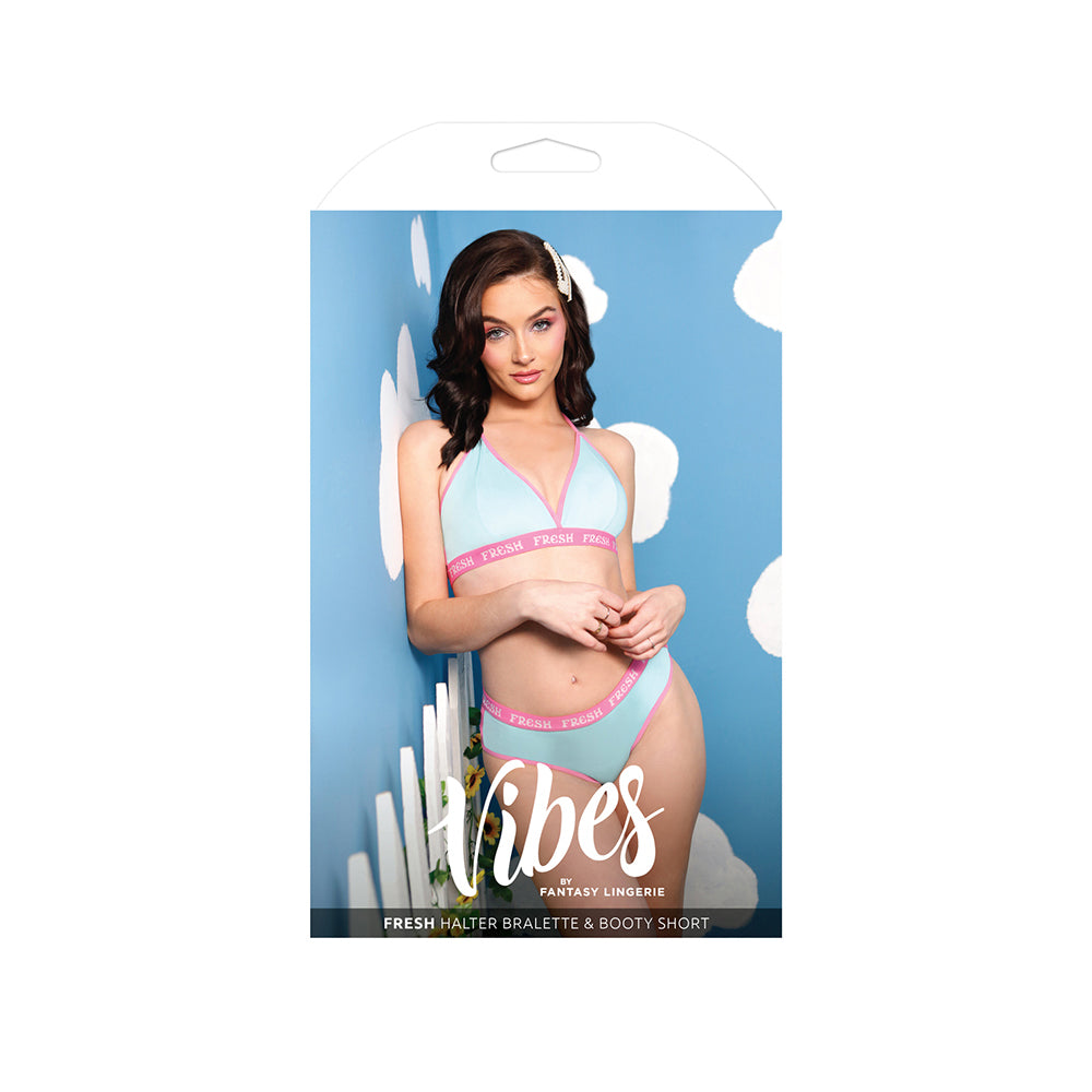 Fresh Halter Bralette & Booty Short L/Xl | 657447306068 | Discreet Personal Wellness