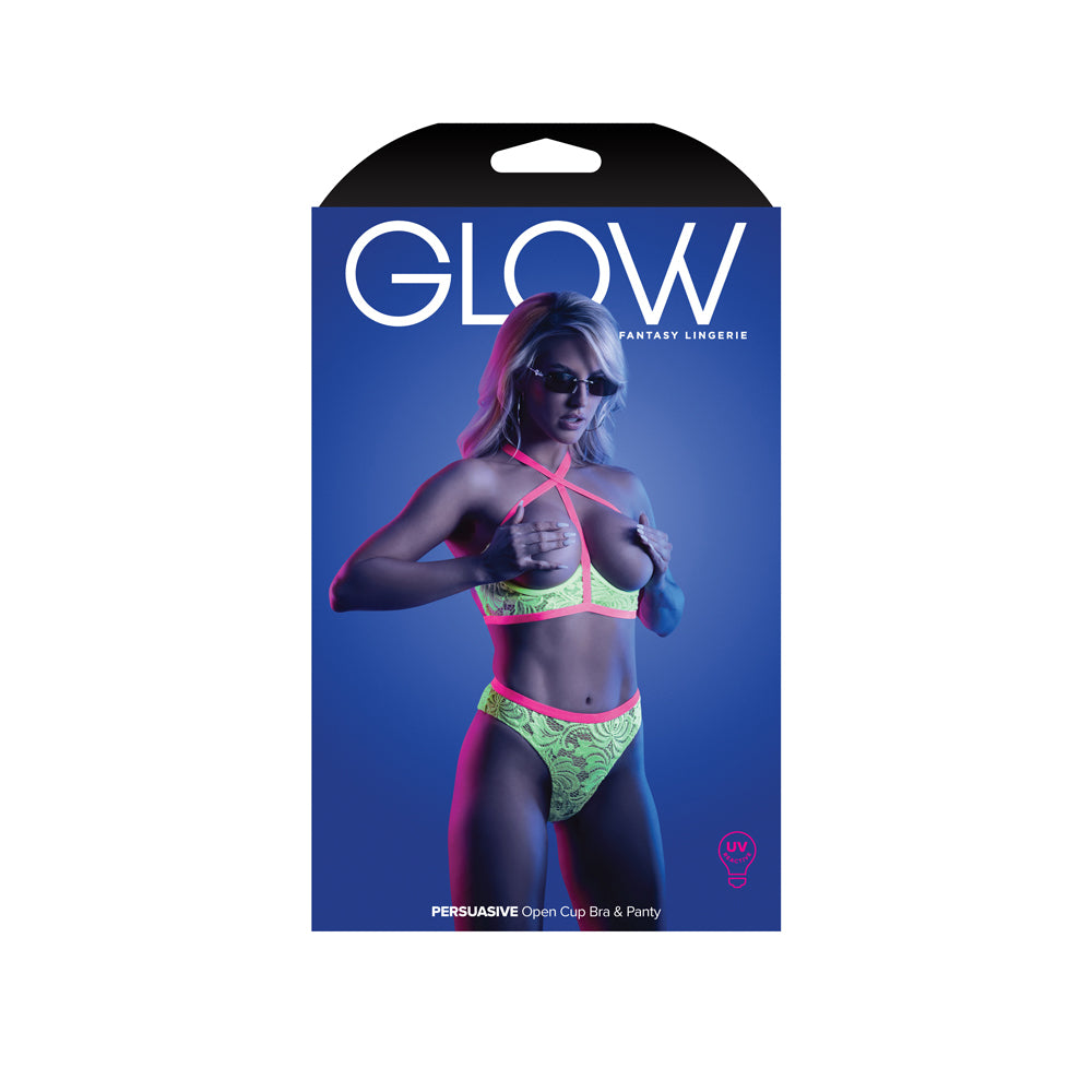 Persuasive Open Cup Bra & Panty M/L | 657447311659 | Discreet Personal Wellness