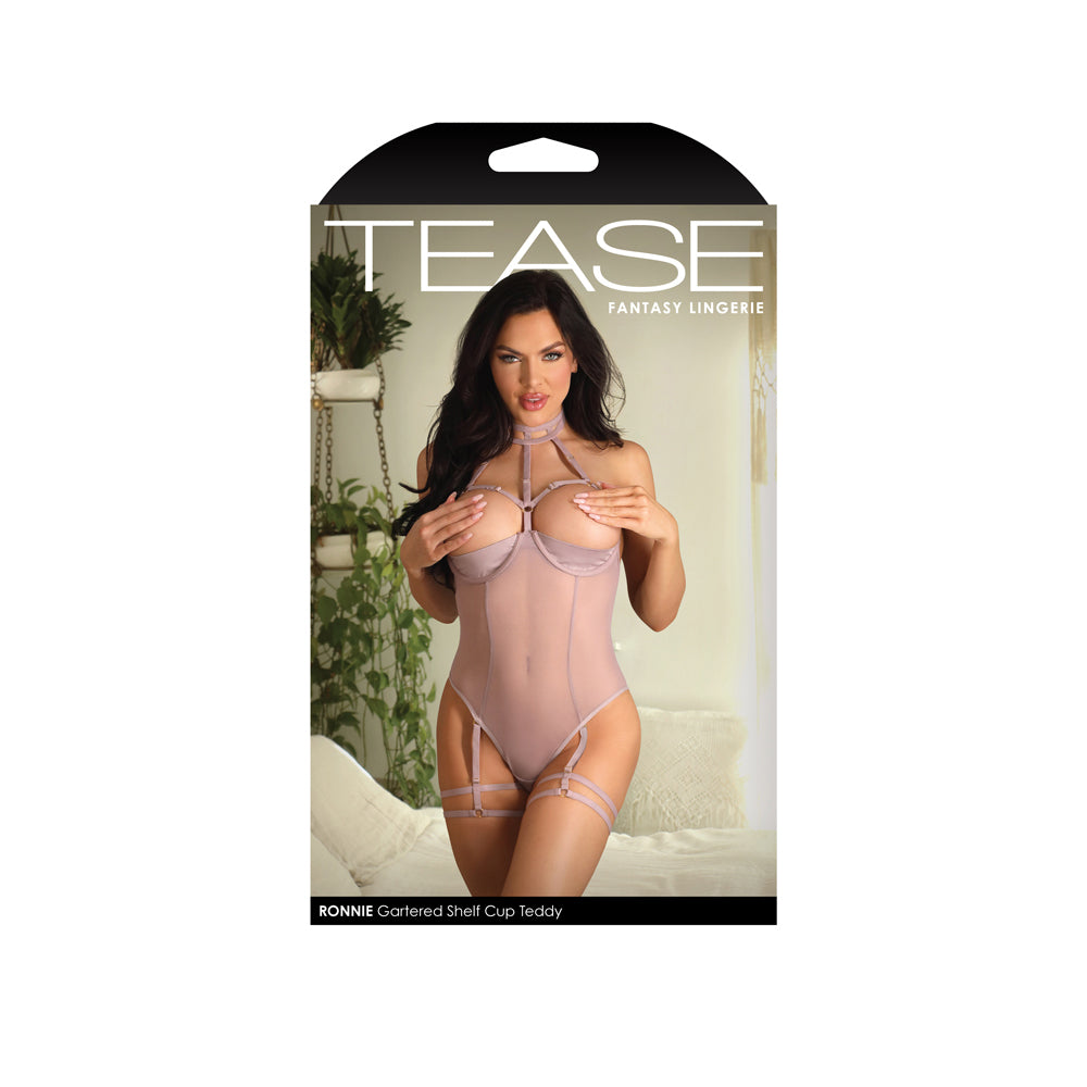 Ronnie Gartered Shelf Cup Teddy L/Xl | 657447312687 | Discreet Personal Wellness