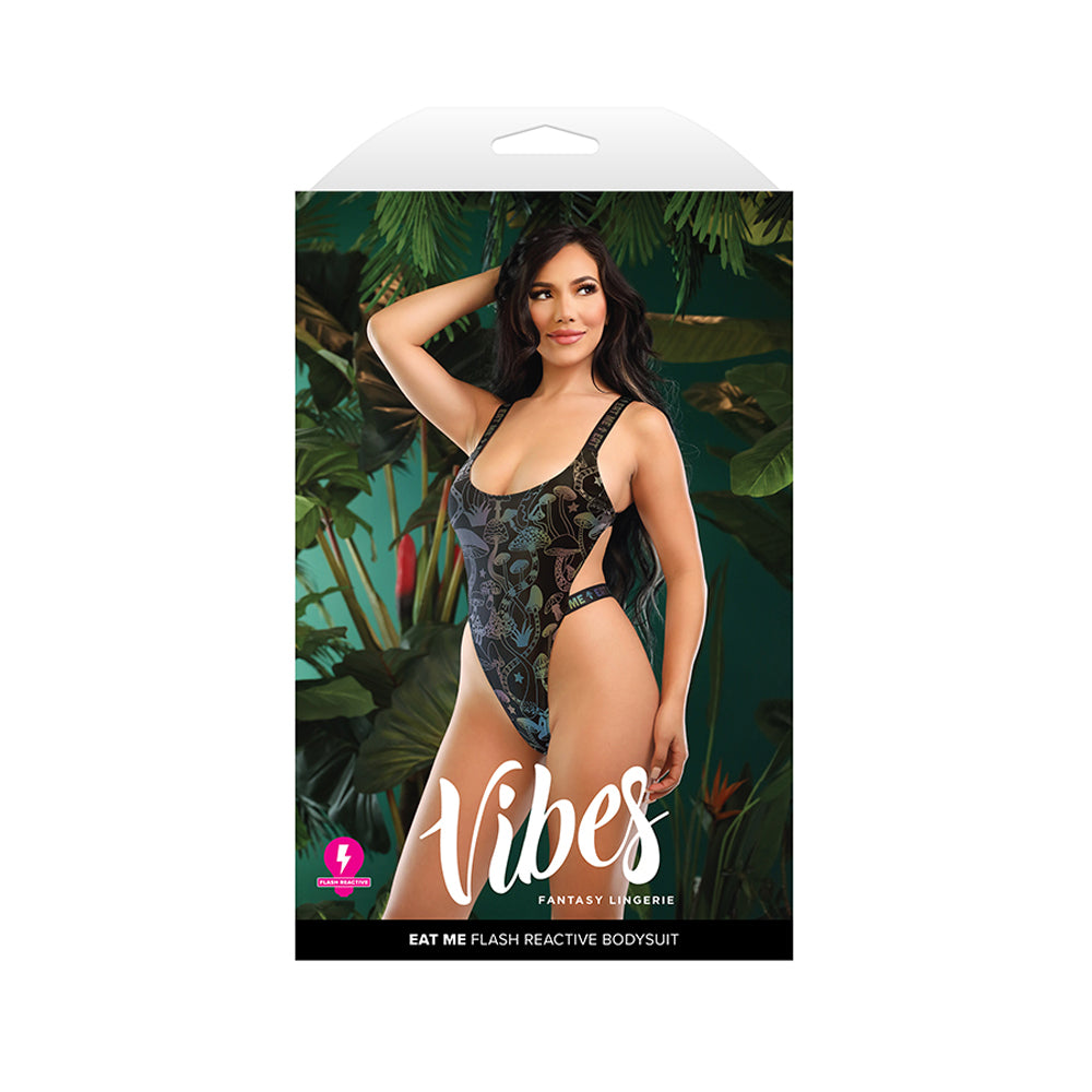 Eat Me Flash Reactive Bodysuit M/L | 657447316067 | Discreet Personal Wellness
