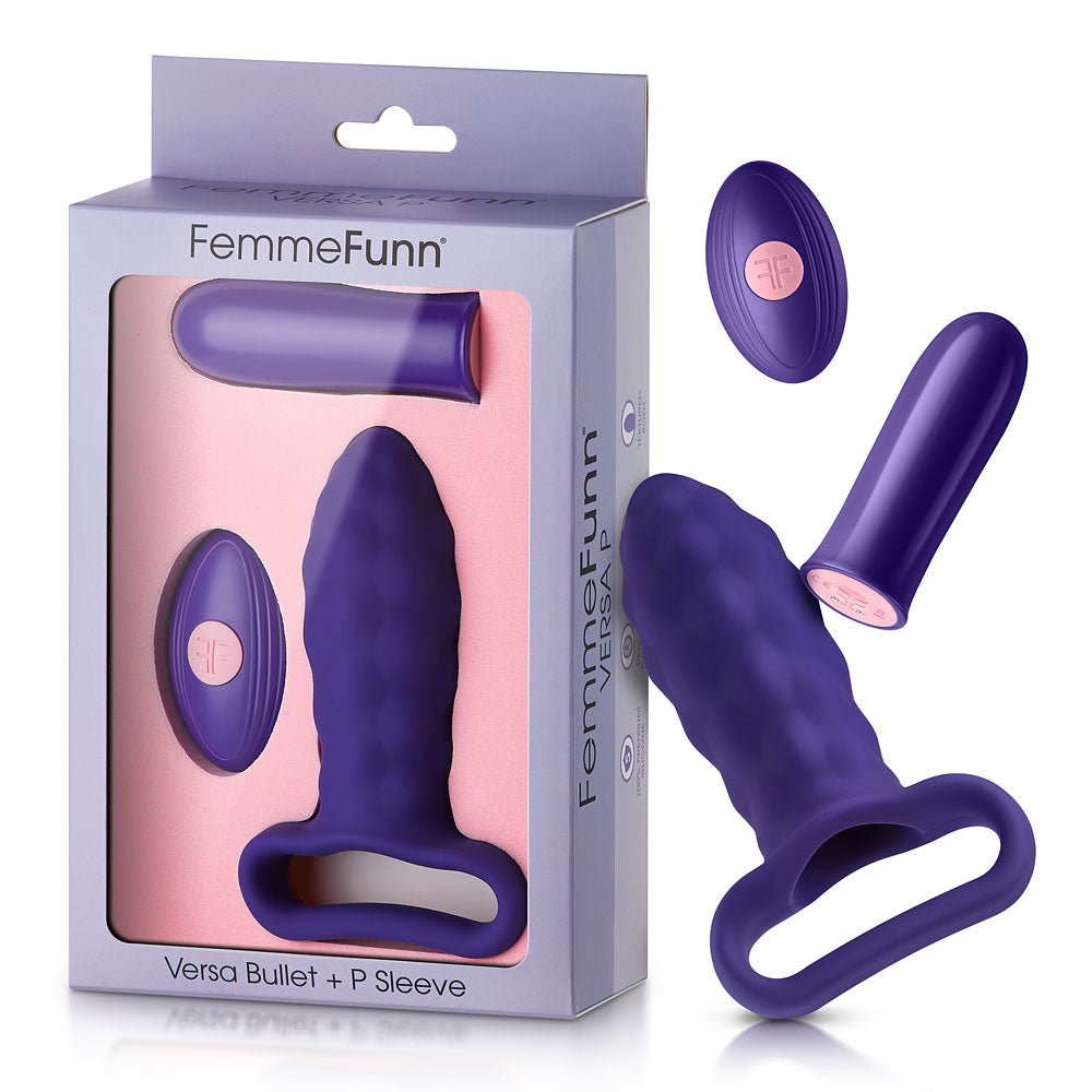Versa Bullet + P Sleeve Dark Purple | 663546903541 | Discreet Personal Wellness