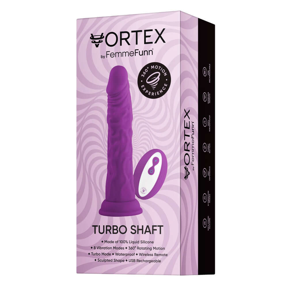 Wireless Turbo Shaft Purple | 663546904142 | Discreet Personal Wellness