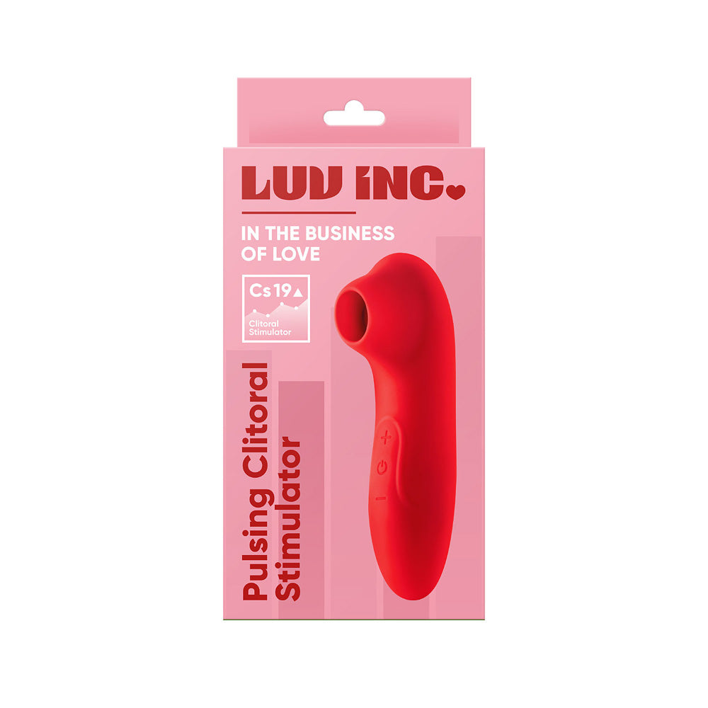 Cs19 Pulsing Clitoral Stimulator Red | 663546904319 | Discreet Personal Wellness