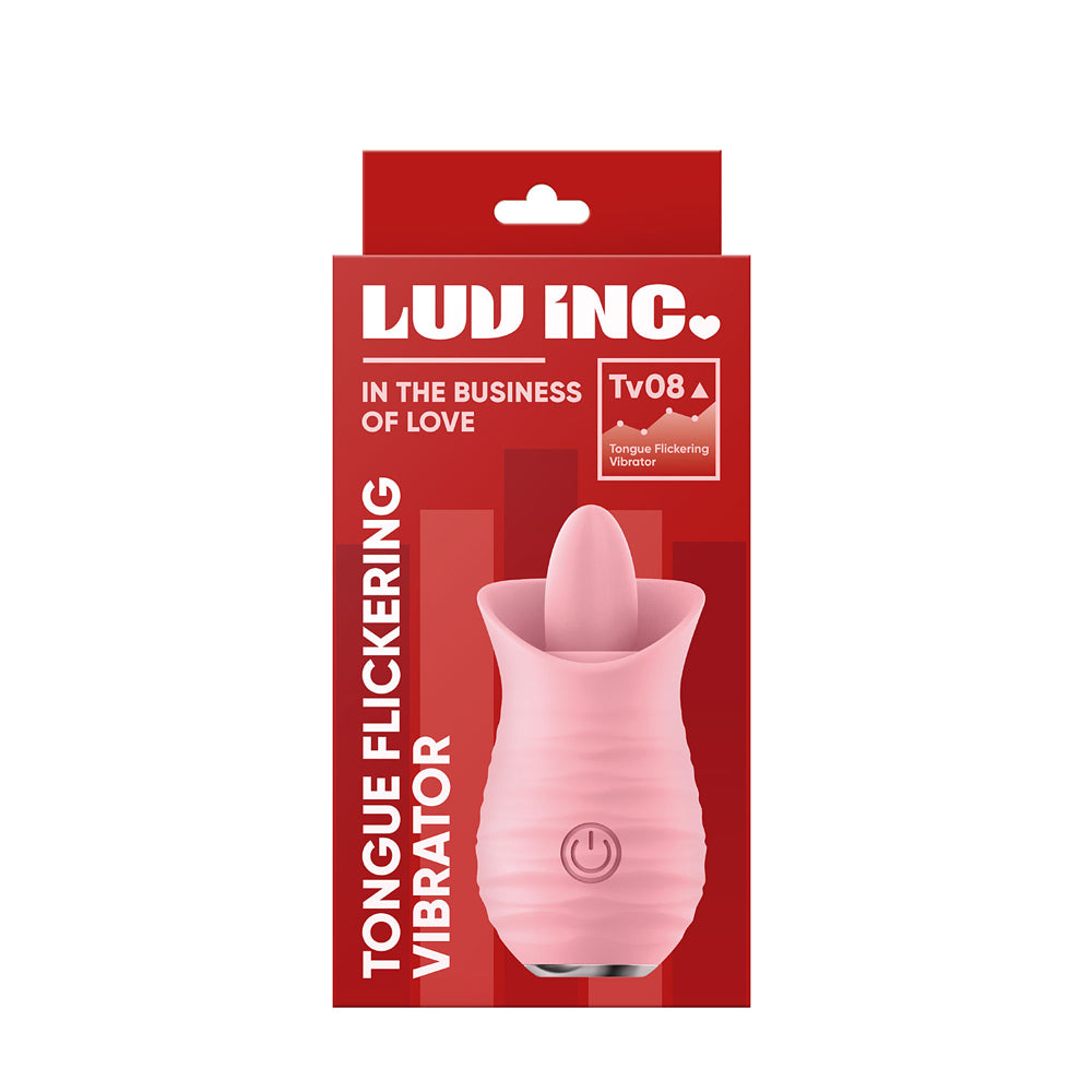 Tv08: Tongue Flickering Vibrator Pink | 663546905095 | Discreet Personal Wellness