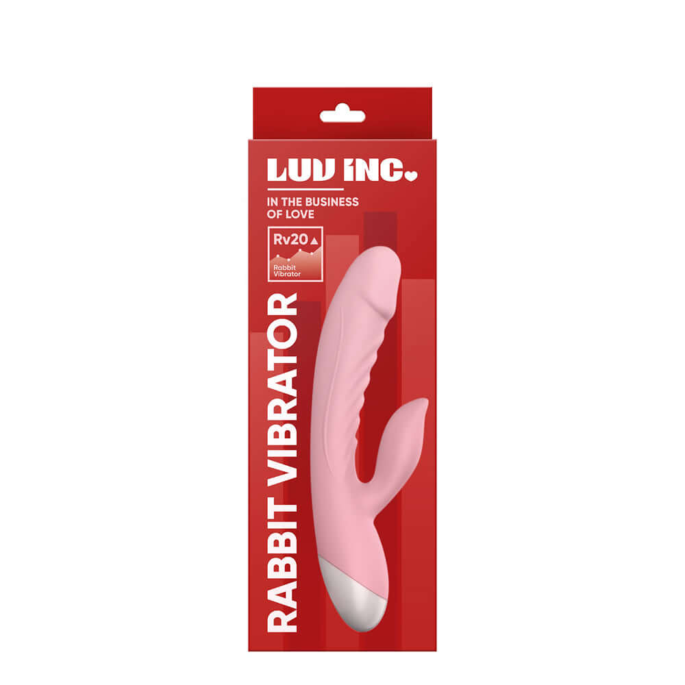 Rv20: Rabbit Vibrator Pink | 663546905125 | Discreet Personal Wellness