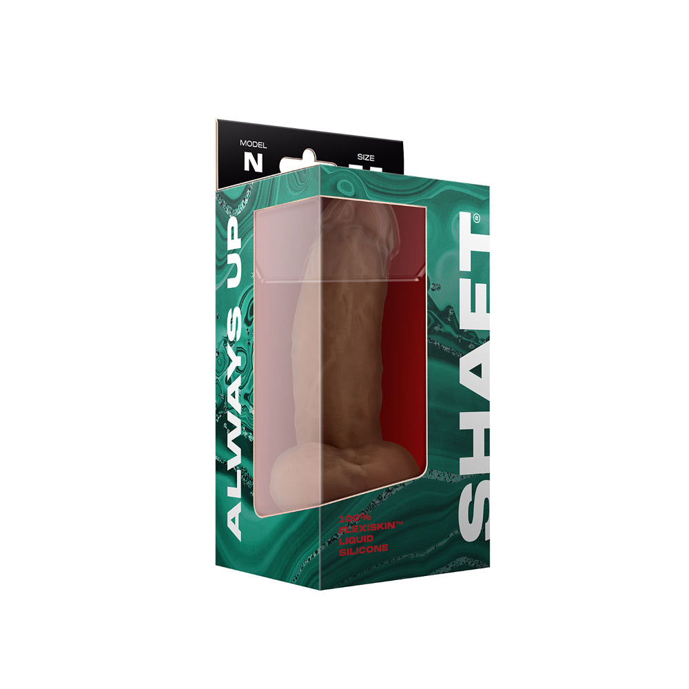 Model N 7.5&Quot; Liquid Silicone Penis W/Balls Oak | 663546905927 | Discreet Personal Wellness