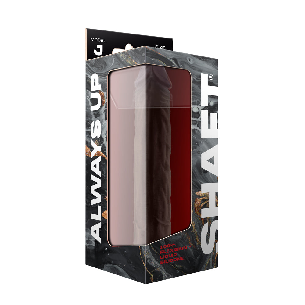 Model J 9.5" Liquid Silicone Penis Mahogany | 663546906504 | Discreet Personal Wellness