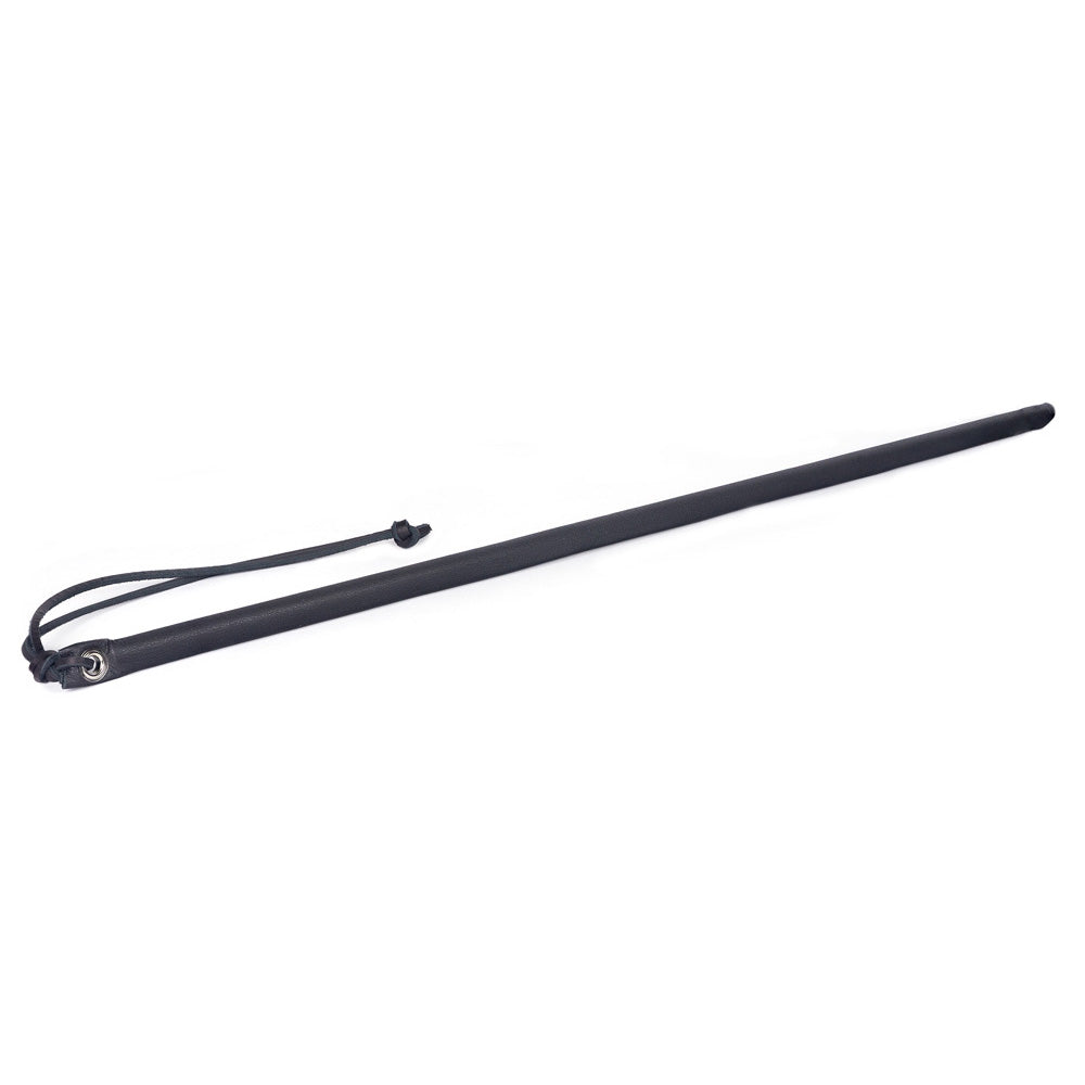 24" Leather Wrapped Cane Black | 669729110225 | Discreet Personal Wellness