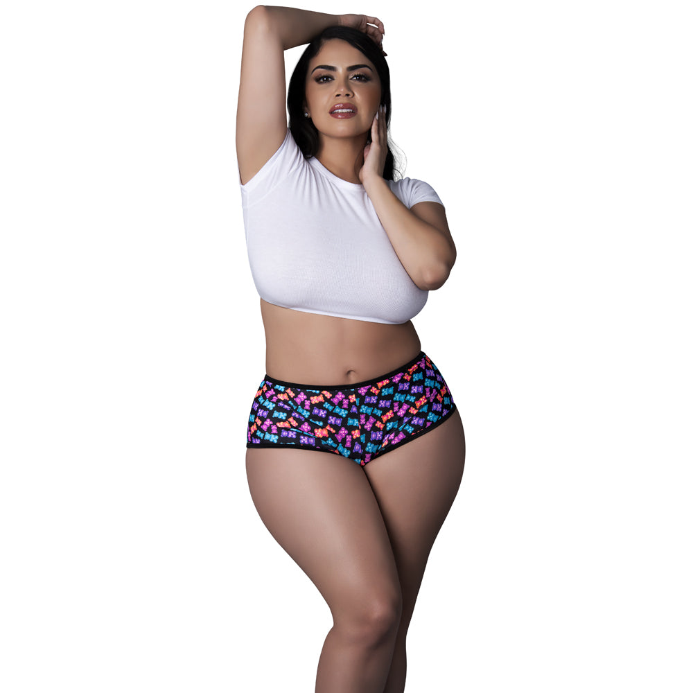 Hazy Dayz Boy Short Gummy Bear Queen Size | 671241126431 | Discreet Personal Wellness