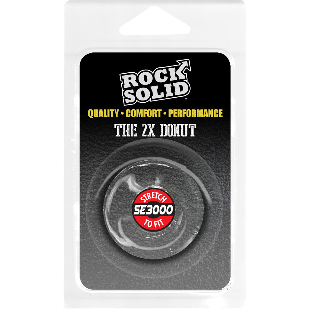 Rock Solid Donut 2X Clear | 6768903842106 | Discreet Personal Wellness