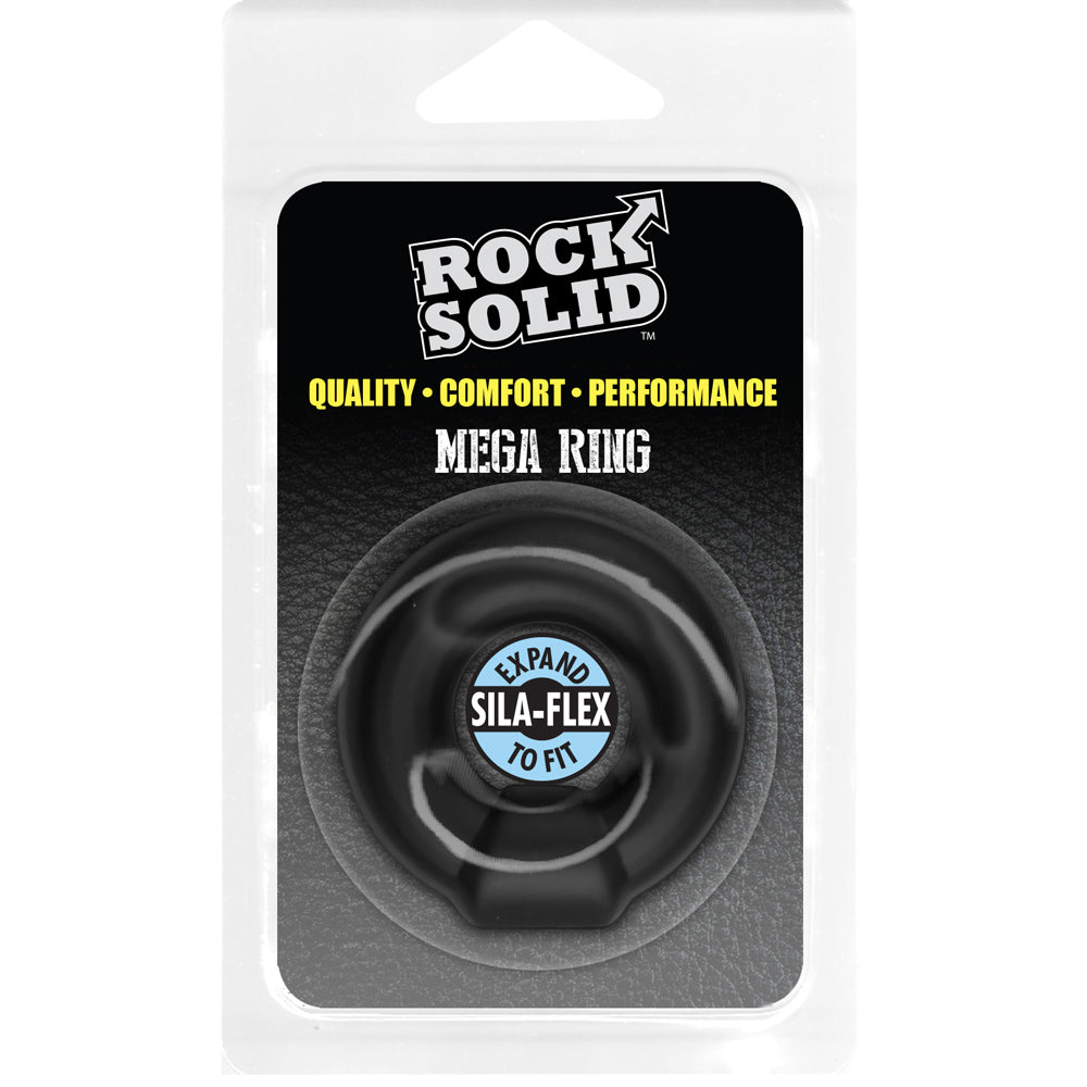 Rock Solid Mega Ring Black | 6768903842151 | Discreet Personal Wellness