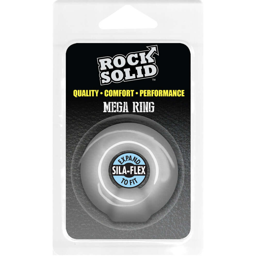 Rock Solid Mega Ring Translucent | 6768903842168 | Discreet Personal Wellness