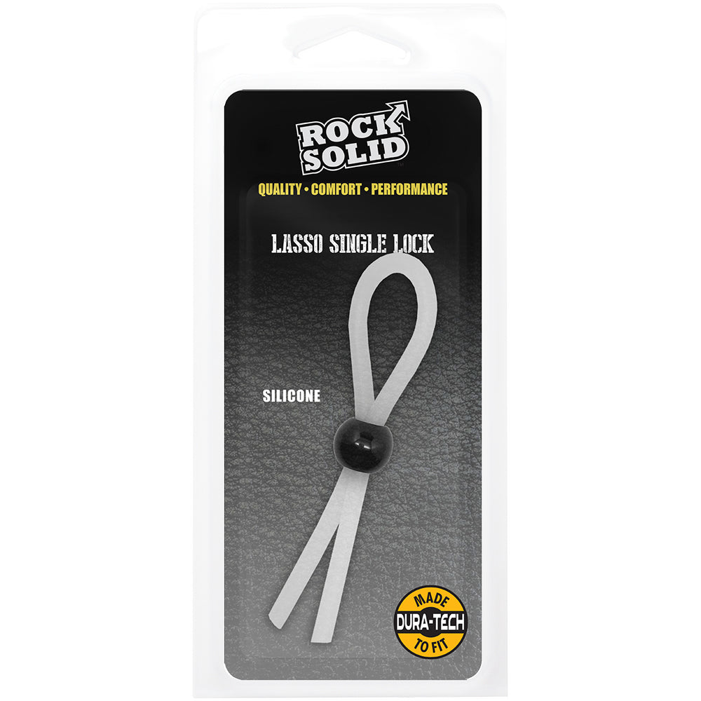Rock Solid Lasso Single Lock Translucent | 6768903846500 | Discreet Personal Wellness