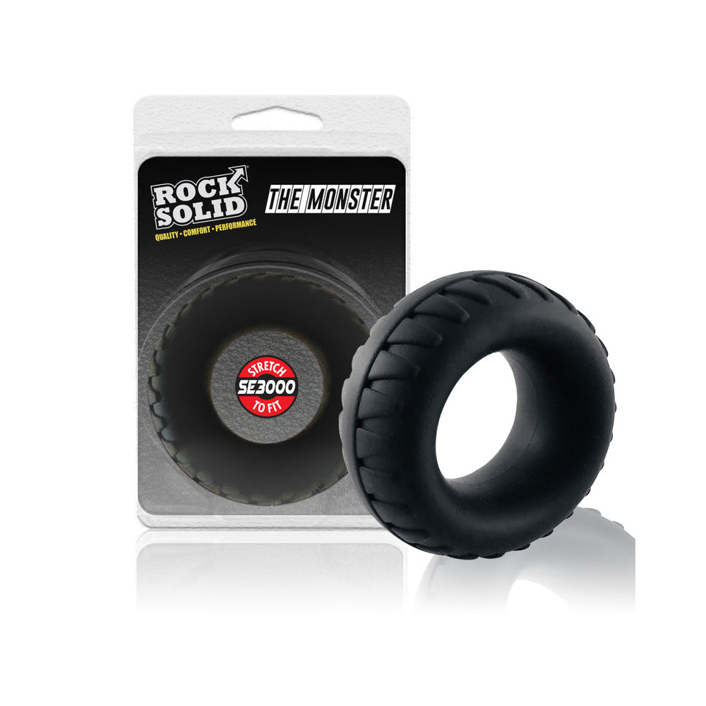 Rock Solid Monster Black | 6768903846753 | Discreet Personal Wellness