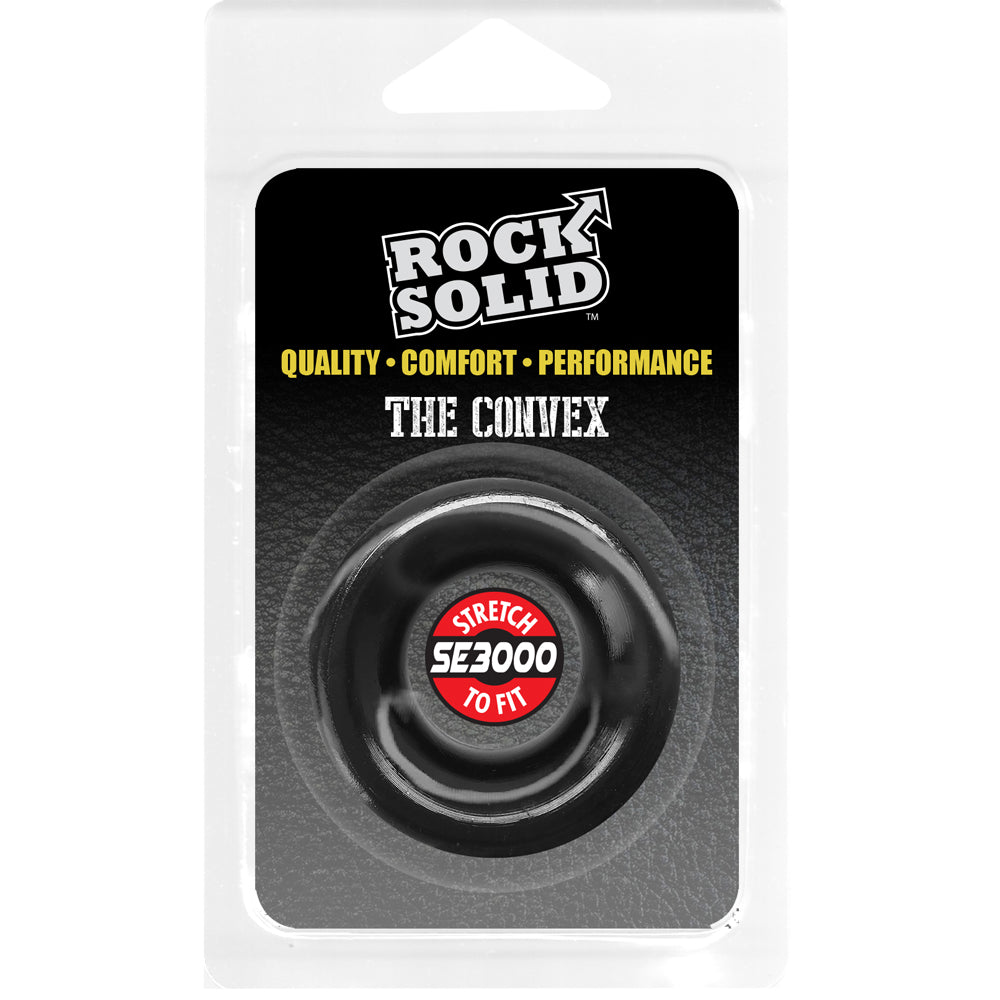 Rock Solid Convex Black | 6768903848207 | Discreet Personal Wellness