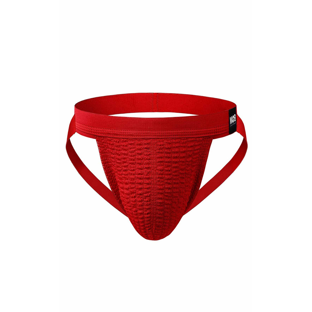 Mob Fetish Swim Jockstrap Red Large | 677355483934 | Discreet Personal Wellness