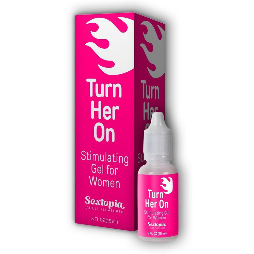 Turn Her On Stimulating Gel For Women 0.50 oz. Bottle | 679359001909 | Discreet Personal Wellness