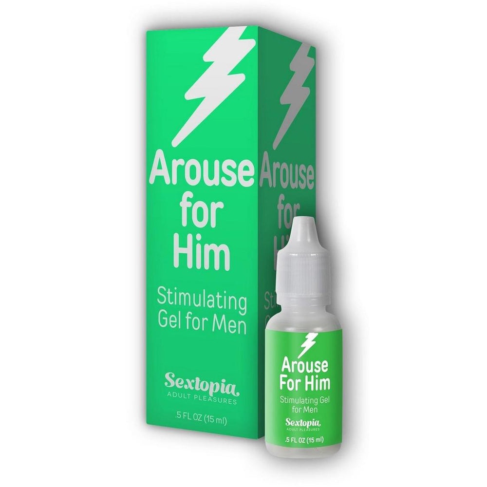 Arouse For Him Stimulating Gel For Men 0.50 oz. Bottle | 679359001916 | Discreet Personal Wellness