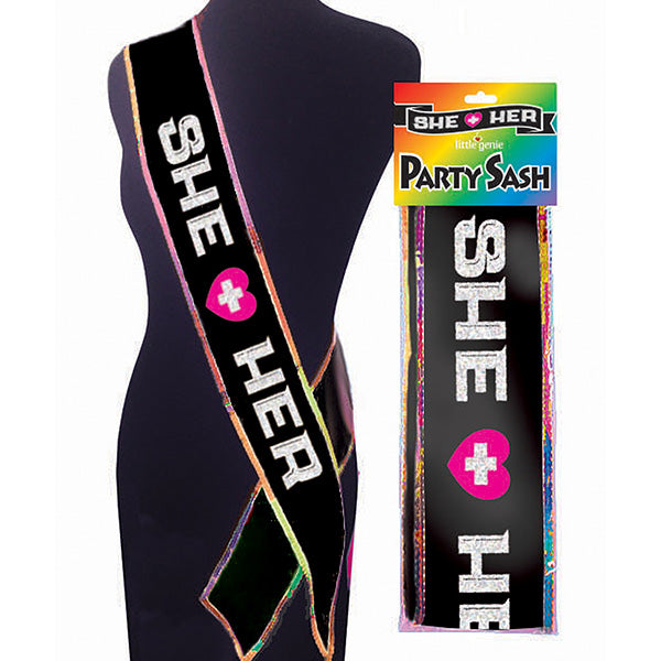 She + Her Sash | 685634102193 | Discreet Personal Wellness