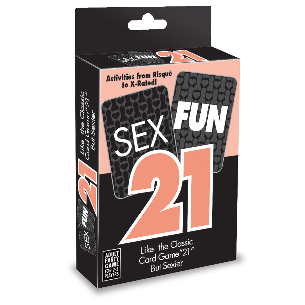 Sex Fun 21 Card Game | 685634103077 | Discreet Personal Wellness