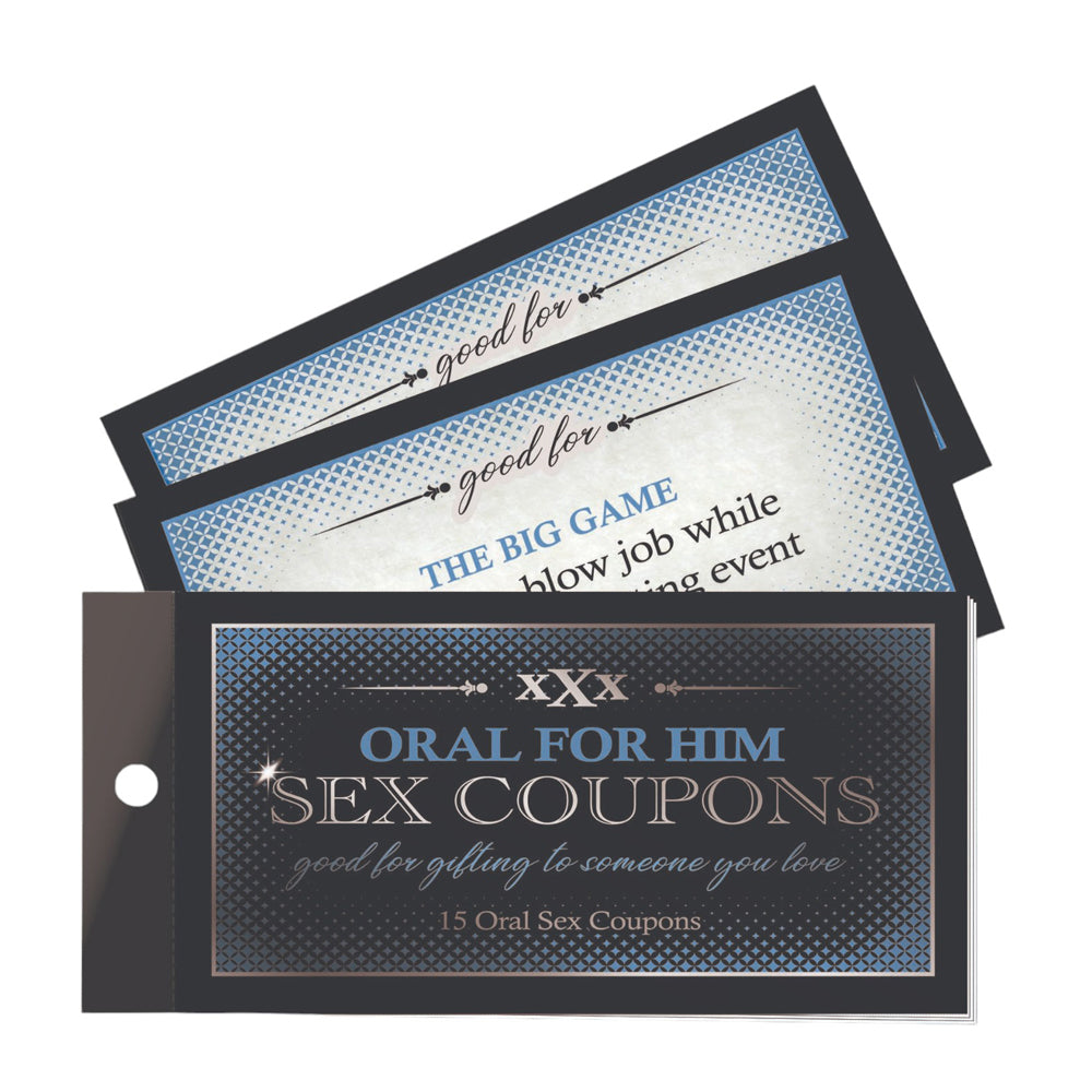 Oral Adventures For Him Sex Coupons | 685634104012 | Discreet Personal Wellness