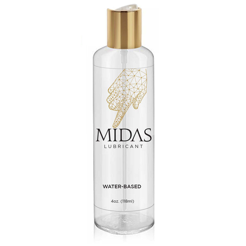 Midas Water Based Lubricant 4 oz. | 685634110129 | Discreet Personal Wellness