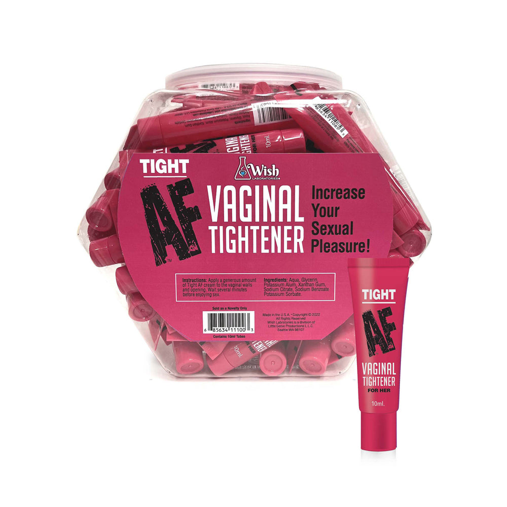 Tight Af Tightening Cream 10 ml. 65Pc Fishbowl | 685634111003 | Discreet Personal Wellness
