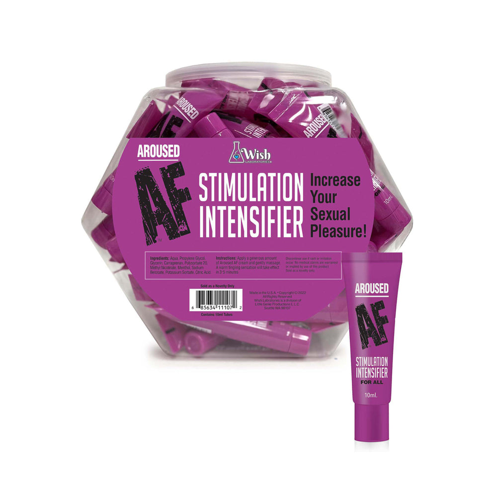 Aroused Af Stimulation Cream 10 ml. 65Pc Fishbowl | 685634111072 | Discreet Personal Wellness