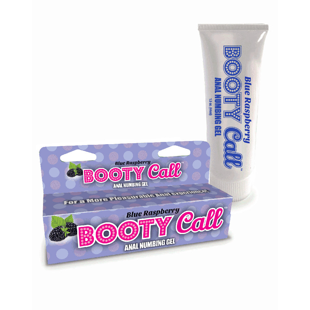 Bootycall Anal Desensitizer Blue Raspberry 1.5 oz. | 685634111201 | Discreet Personal Wellness