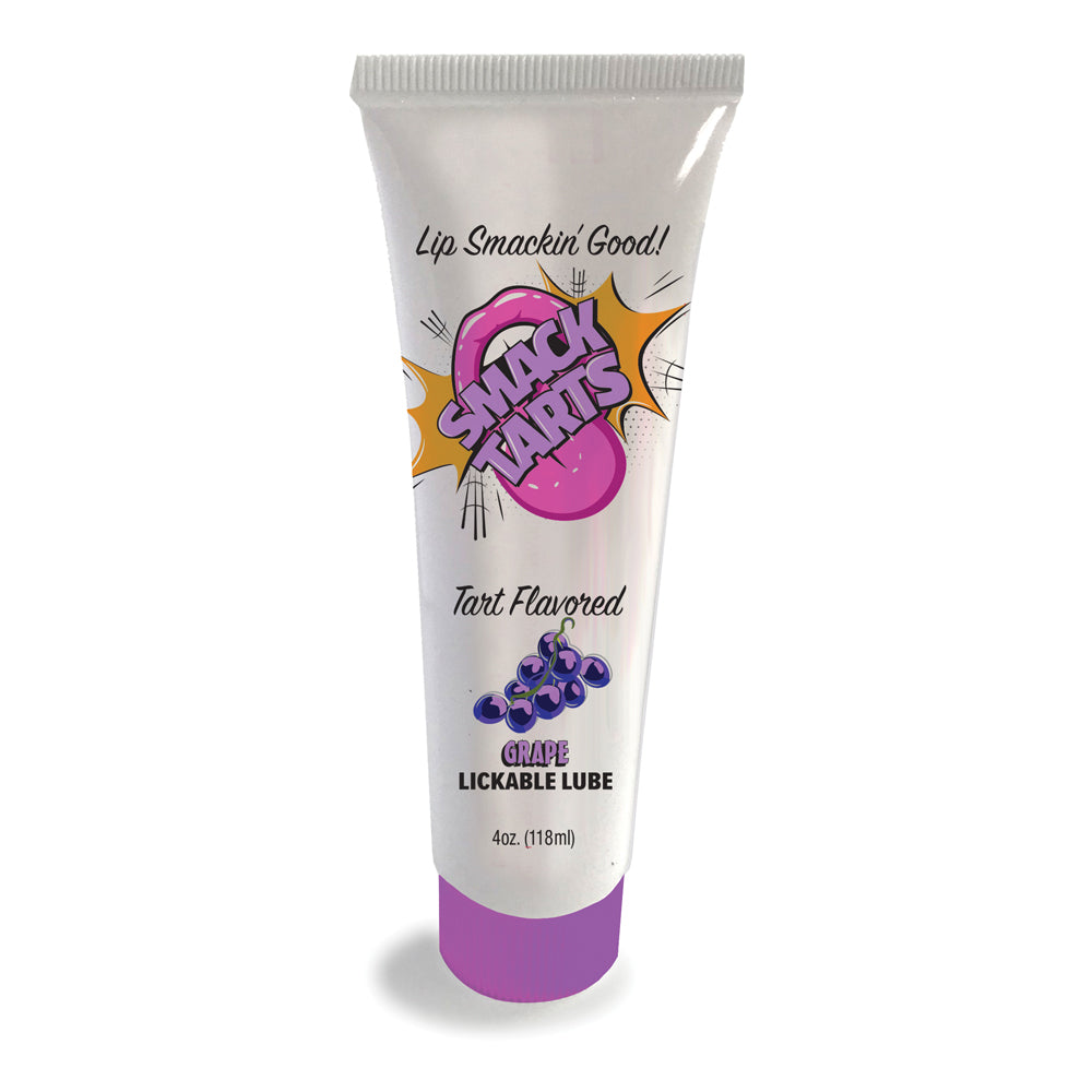 Smack Tarts Lickable Sour Grape Lube 4 oz. | 685634111898 | Discreet Personal Wellness