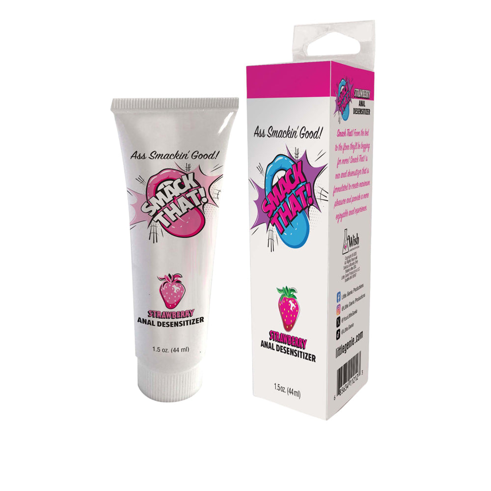 Smack That! Anal Desensitizer Strawberry 1.5 oz. | 685634112123 | Discreet Personal Wellness