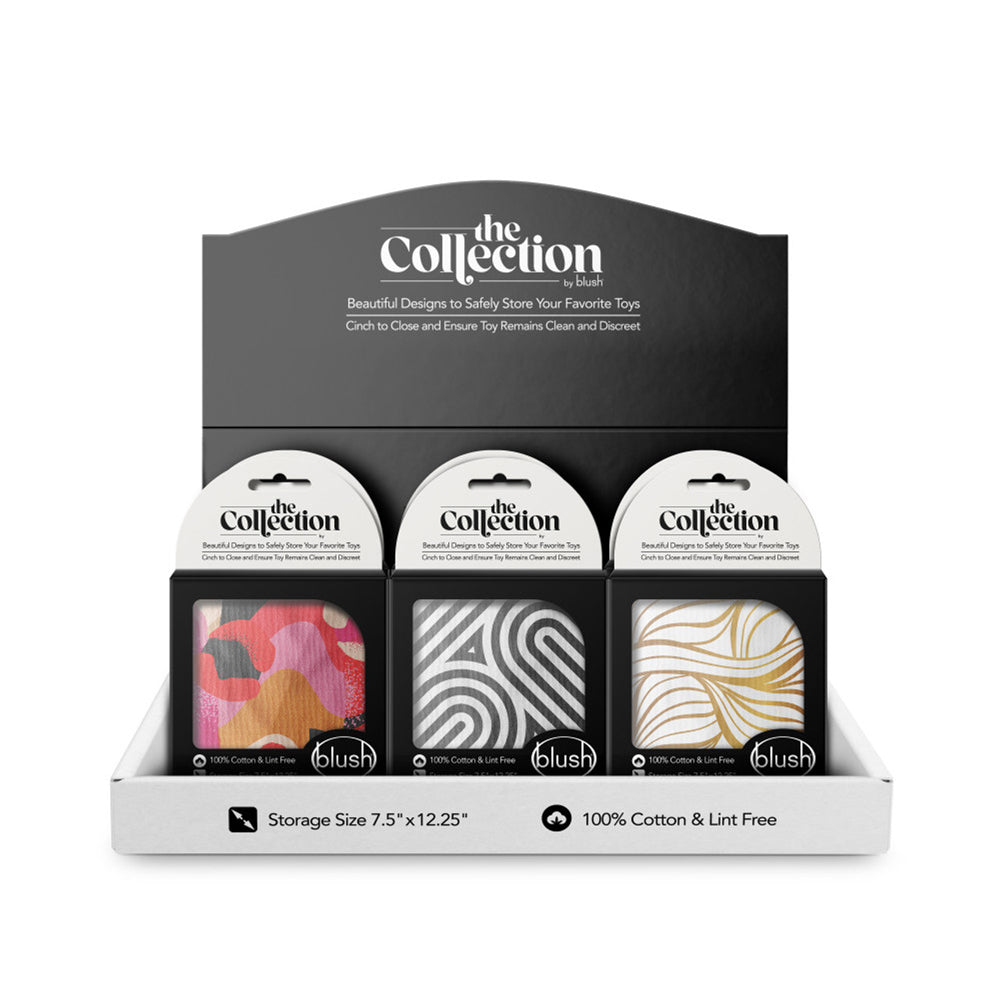 The Collection Cotton Toy Bag 18 Pcs Counter Display Assorted | 702730686522 | Discreet Personal Wellness