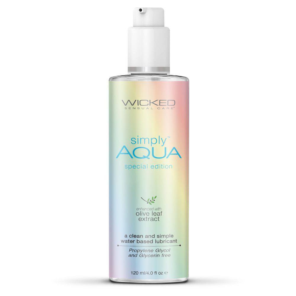 Wicked Simply Aqua Special Edition 4 oz. | 713079915006 | Discreet Personal Wellness