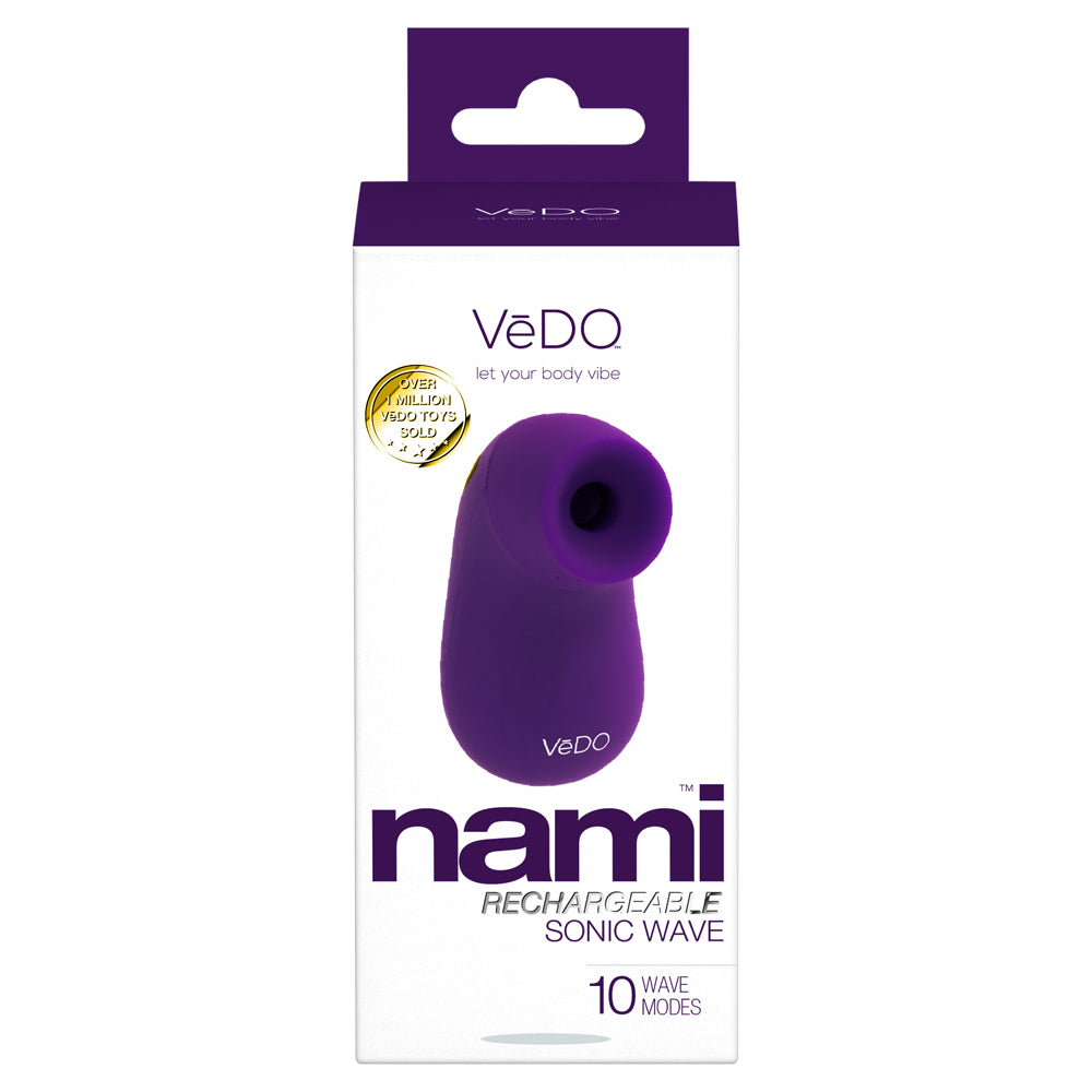 Nami Rechargeable Sonic Vibe Deep Purple | 716053727817 | Discreet Personal Wellness