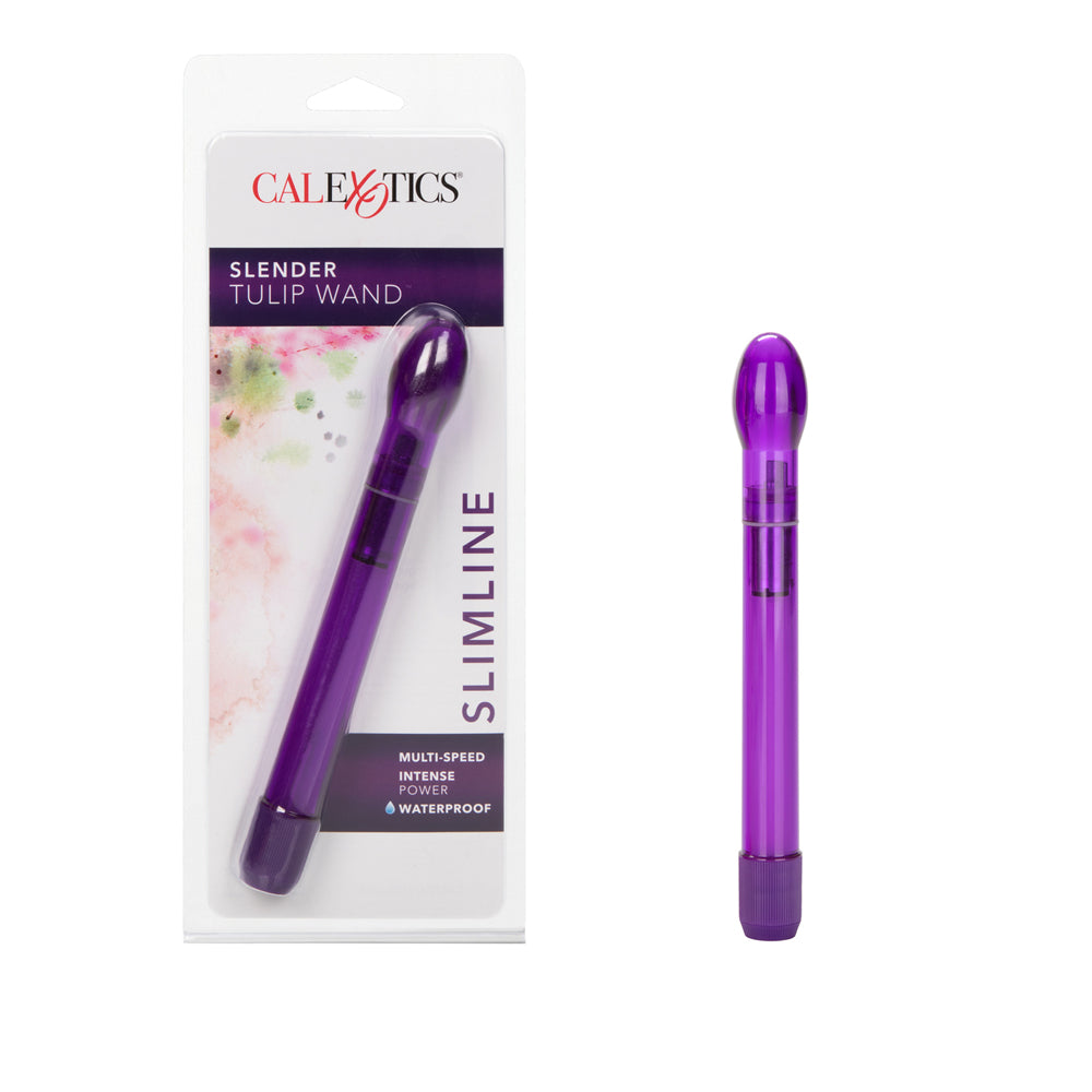 Slender Tulip Wand Purple | 716770018915 | Discreet Personal Wellness