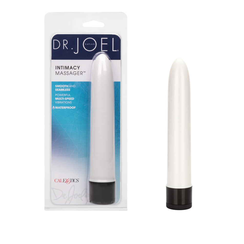 Dr. Joel Kaplan Intimacy Massager 6.5" White | 716770033406 | Discreet Personal Wellness