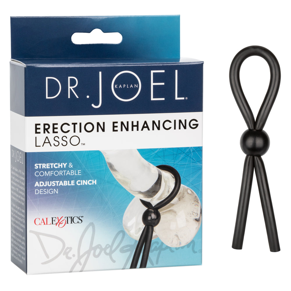 Dr. Joel Kaplan Erection Enhancing Lasso Rings Black | 716770034601 | Discreet Personal Wellness