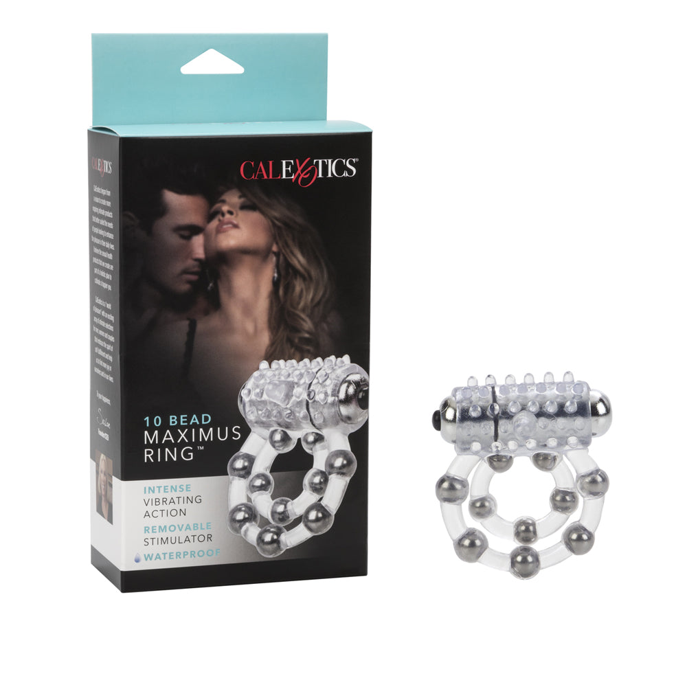 10 Bead Maximus Ring Clear | 716770046536 | Discreet Personal Wellness