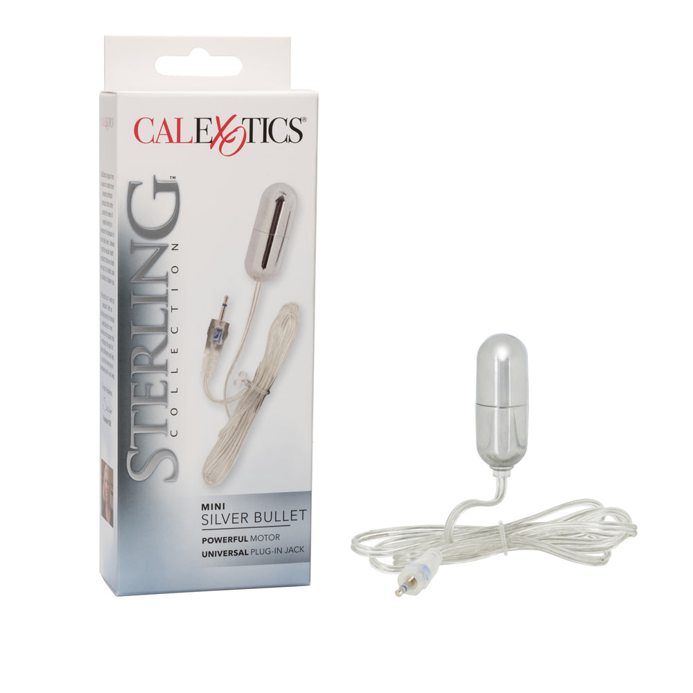 Sterling Collection Mini Silver Bullet Silver | 716770054104 | Discreet Personal Wellness