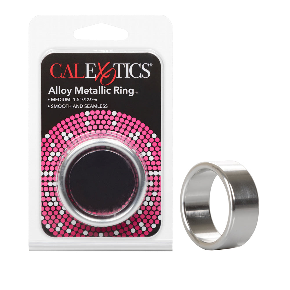 Alloy Metallic Ring Medium Silver | 716770055729 | Discreet Personal Wellness