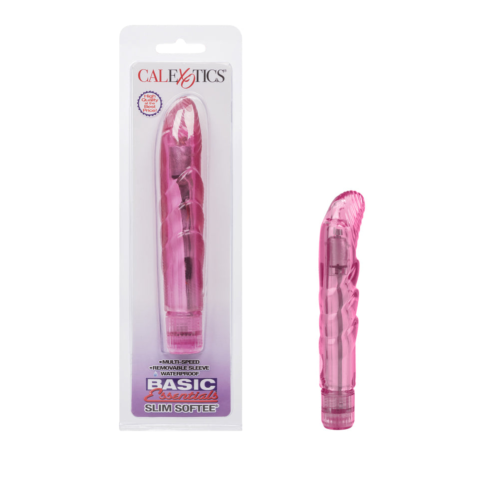 Basic Essentials Slim Softee Pink | 716770056528 | Discreet Personal Wellness