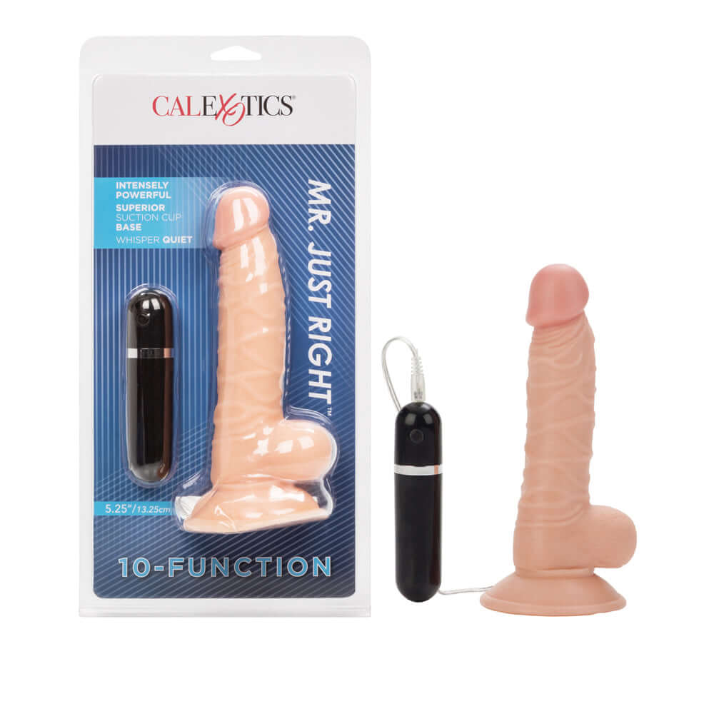 10-Function Mr. Just Right 5.25" Ivory | 716770064745 | Discreet Personal Wellness