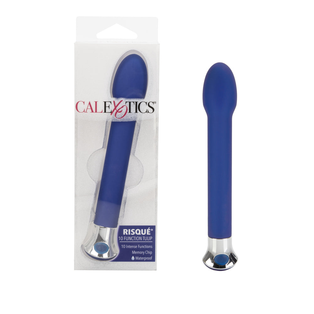 Risqu&eacute; 10-Function Tulip Blue | 716770066923 | Discreet Personal Wellness