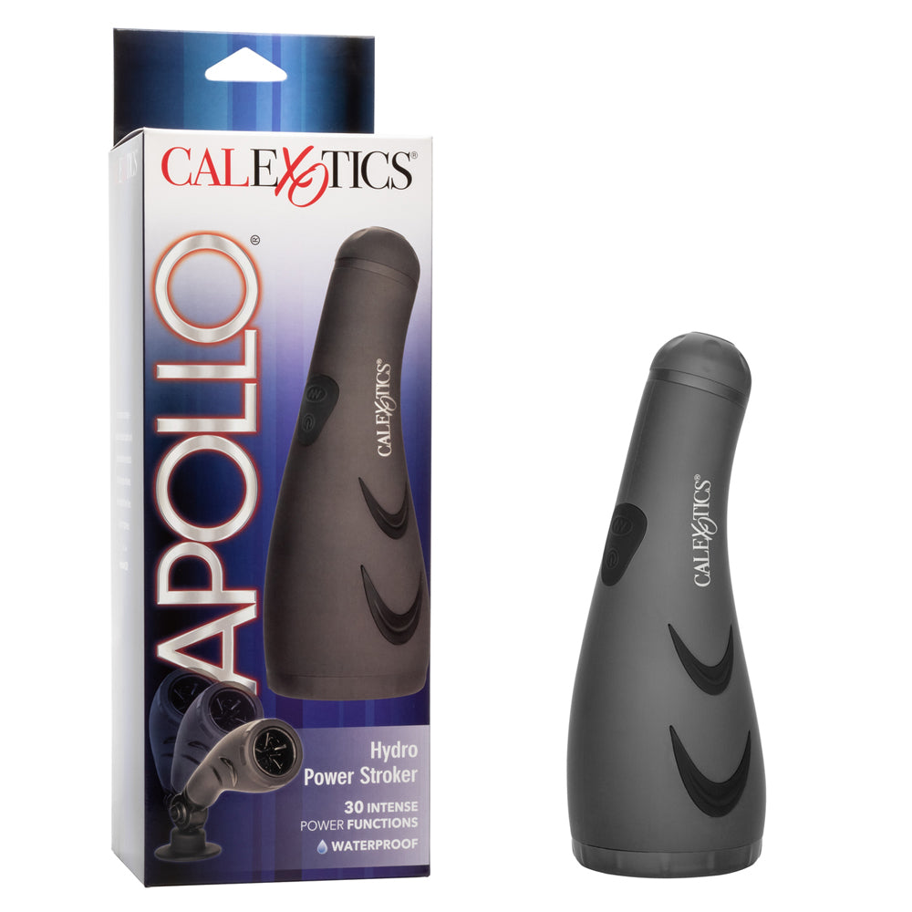 Apollo Hydro Power Stroker Gray | 716770082176 | Discreet Personal Wellness