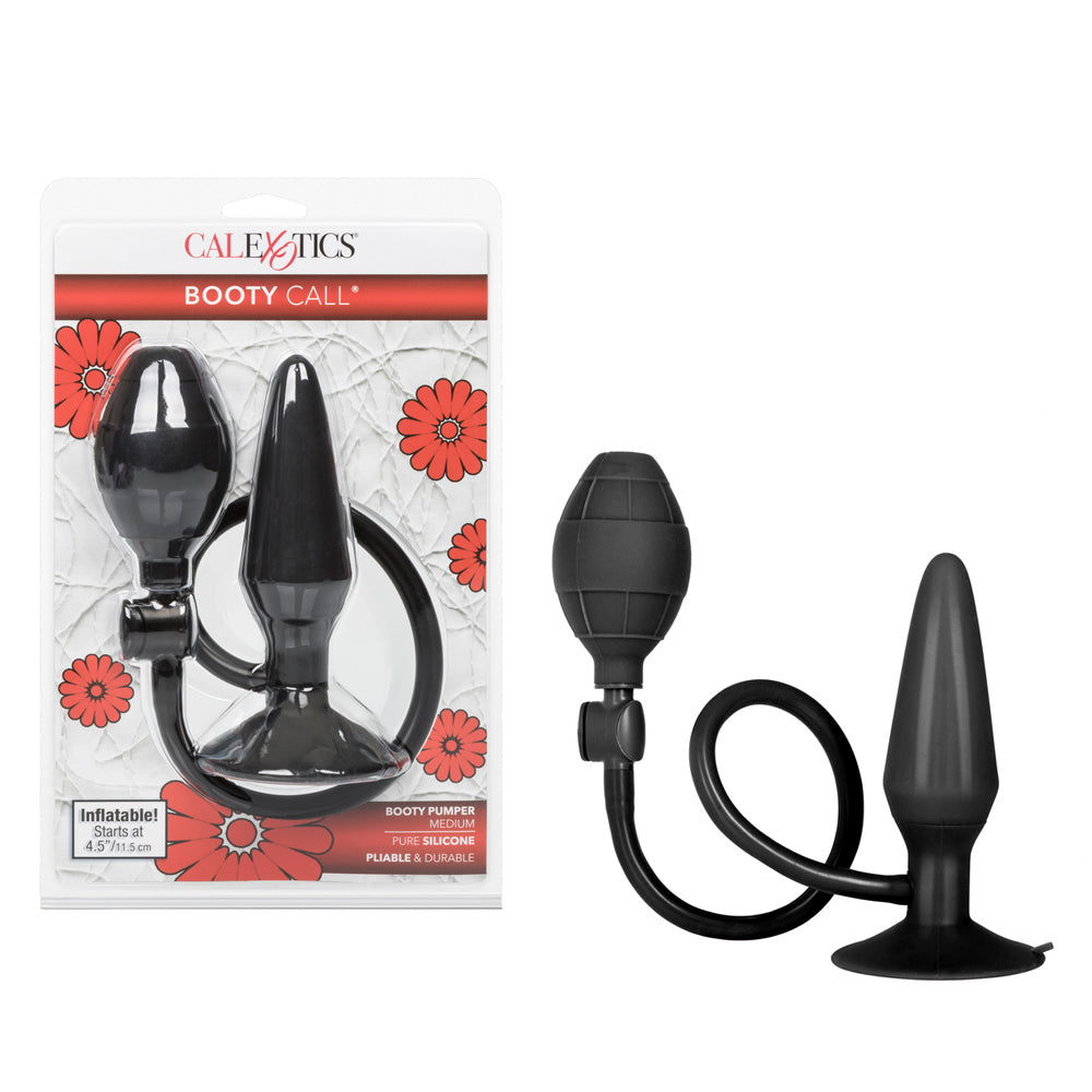 Booty Call Booty Pumper Medium Black | 716770083630 | Discreet Personal Wellness