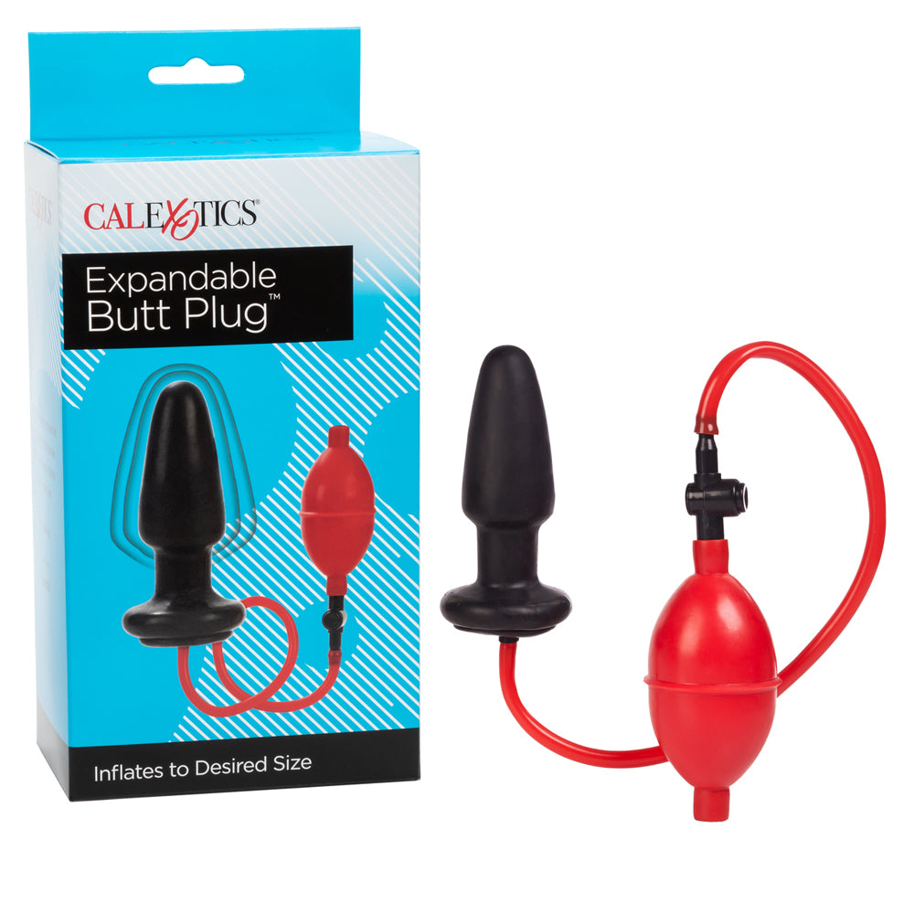 Expandable Butt Plug Black | 716770087249 | Discreet Personal Wellness