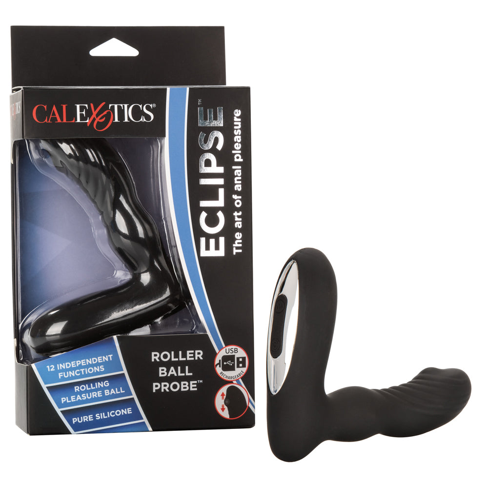 Eclipse Roller Ball Probe Black | 716770087539 | Discreet Personal Wellness
