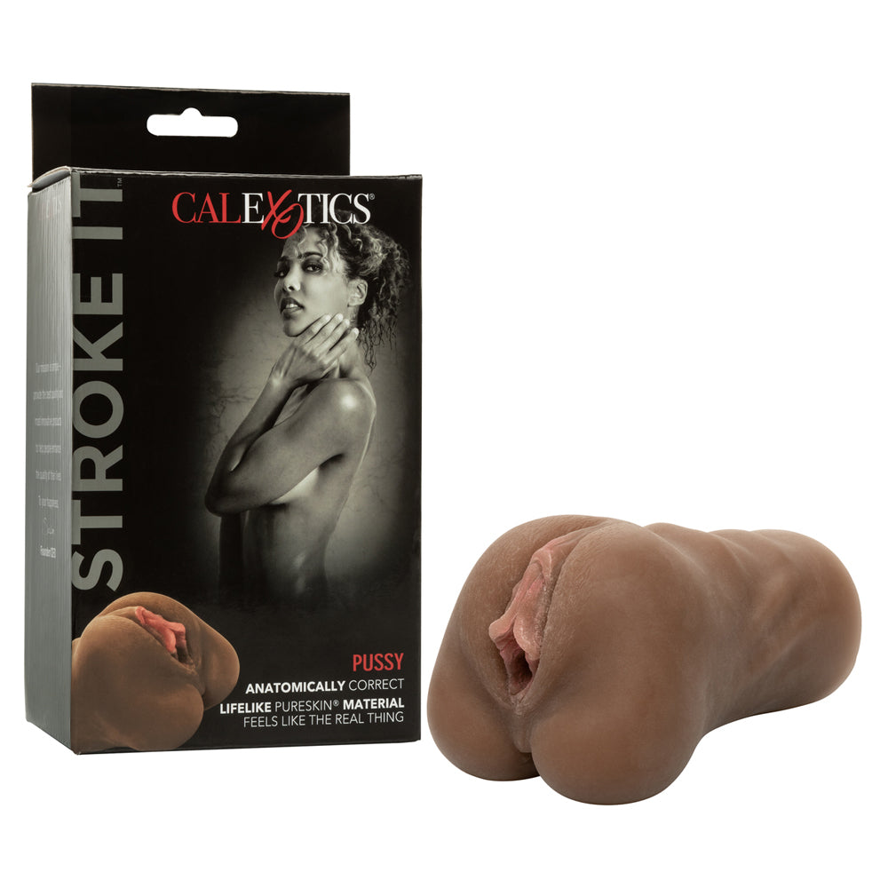 Stroke It Vagina Brown | 716770091130 | Discreet Personal Wellness